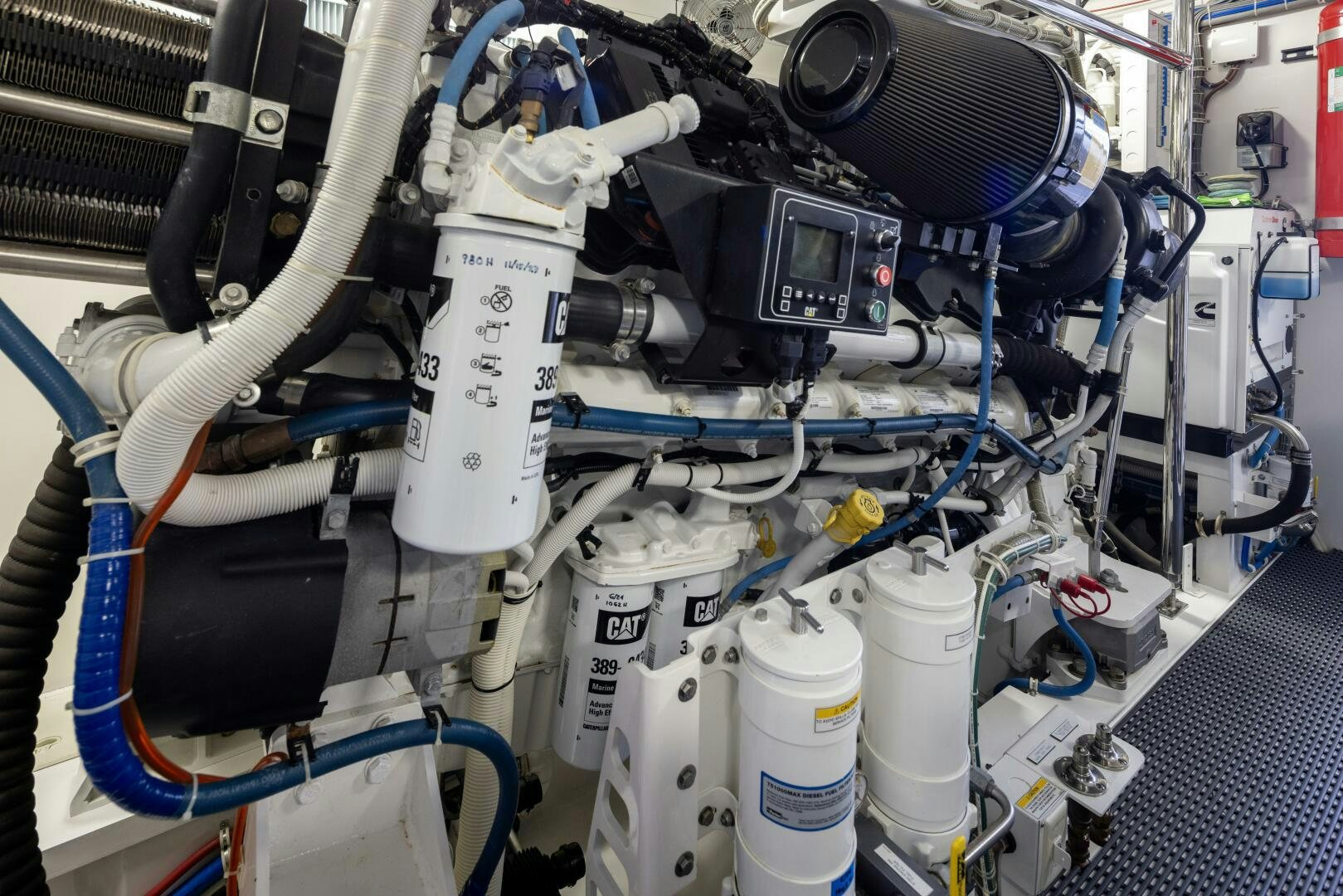 a close-up of a machine aboard IMAGINE Yacht for Sale