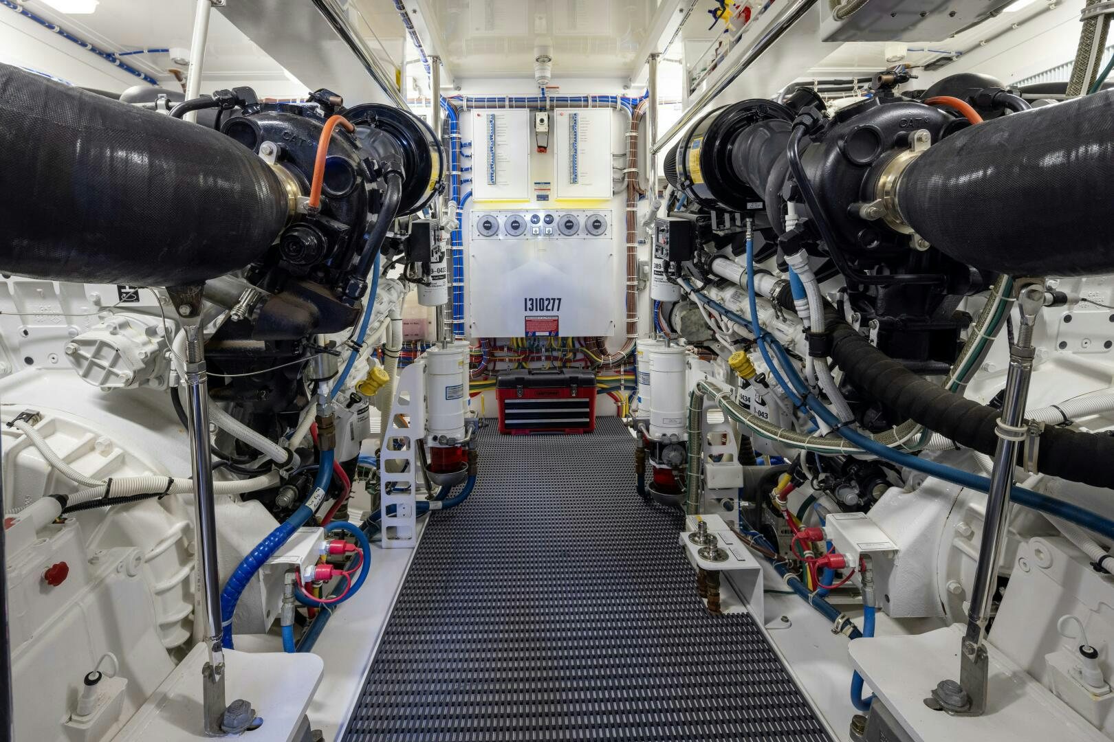 a machine inside a room aboard IMAGINE Yacht for Sale