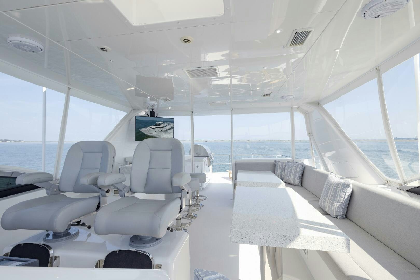 inside of a boat aboard IMAGINE Yacht for Sale