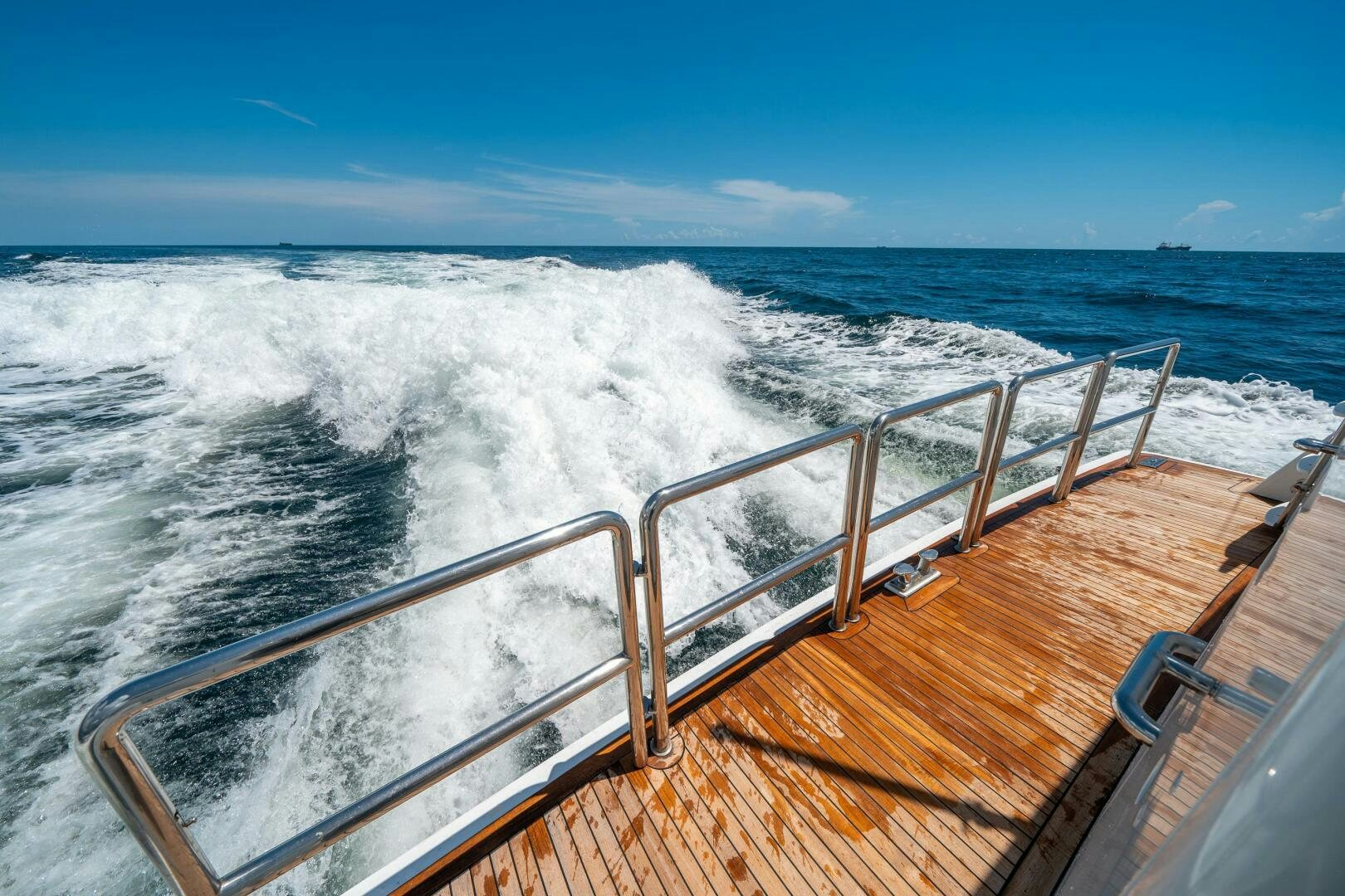 a boat on the water aboard E Yacht for Sale