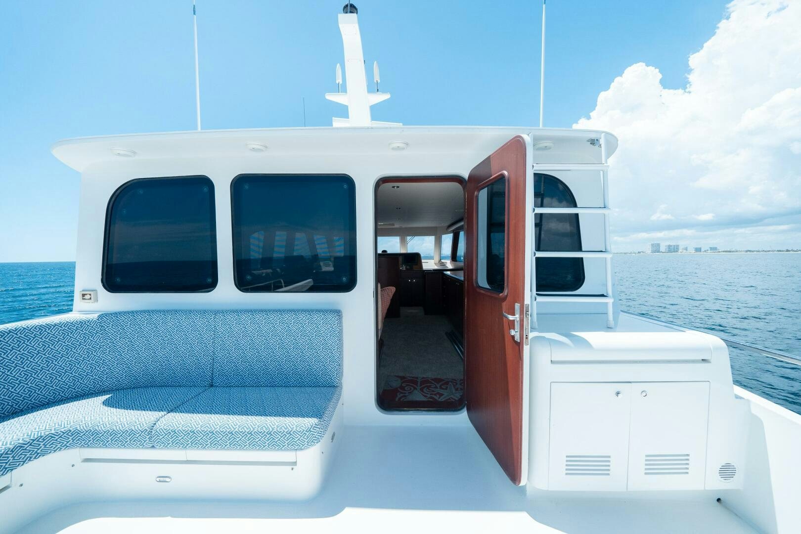 a boat on the water aboard E Yacht for Sale