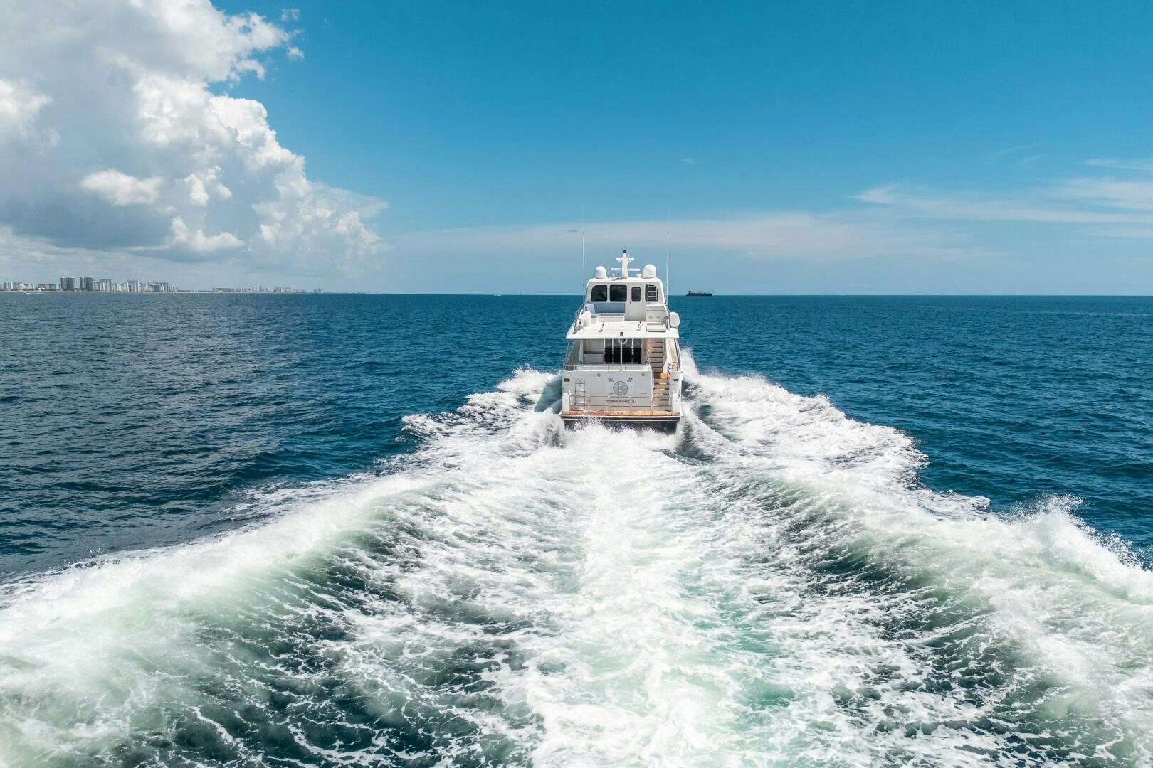 a boat on the water aboard E Yacht for Sale