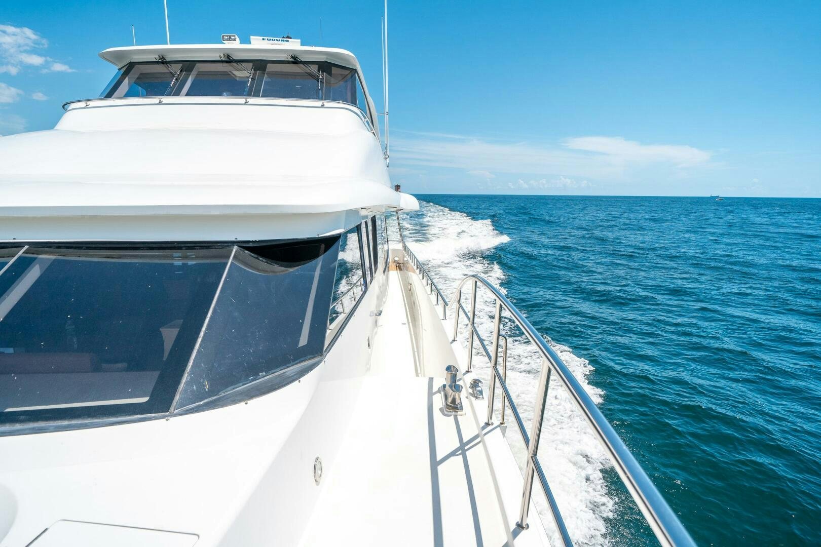 a boat on the water aboard E Yacht for Sale