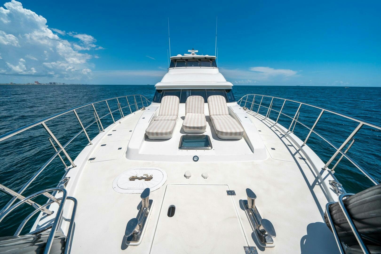 a large ship on the water aboard E Yacht for Sale