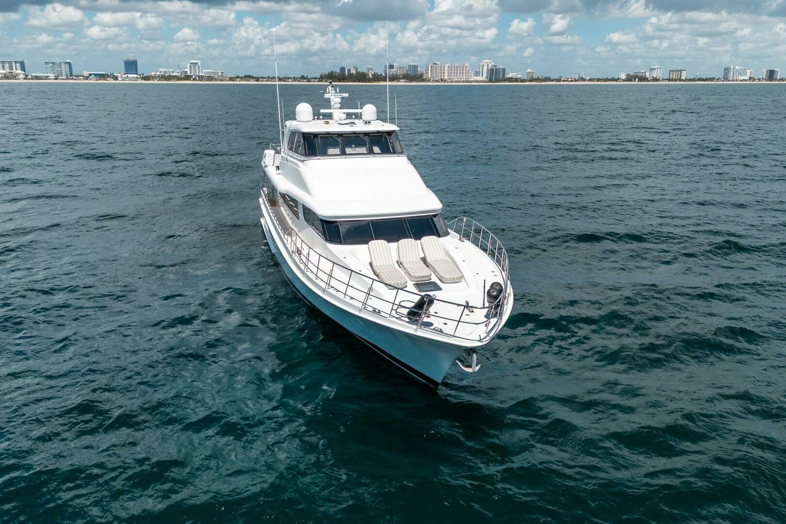 a boat in the water aboard E Yacht for Sale