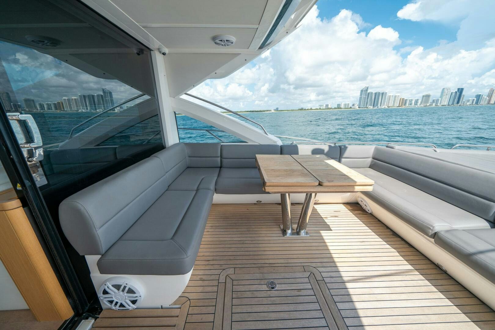 a boat on the water aboard MYLE Yacht for Sale