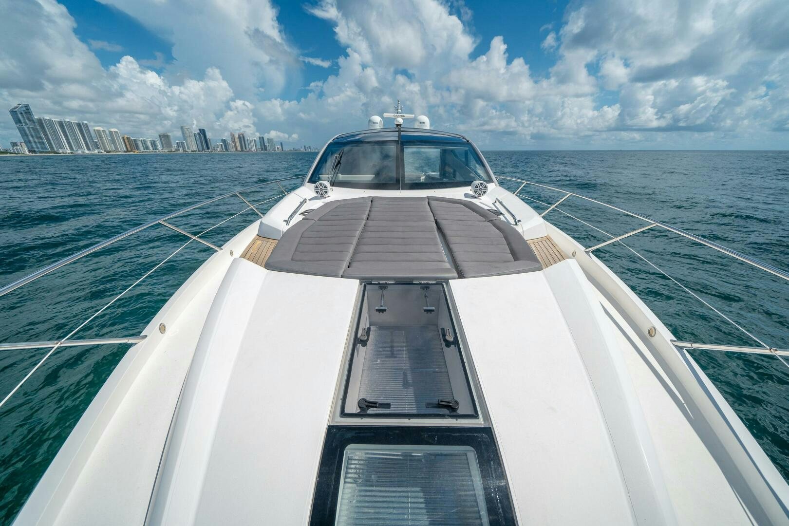 a boat on the water aboard MYLE Yacht for Sale