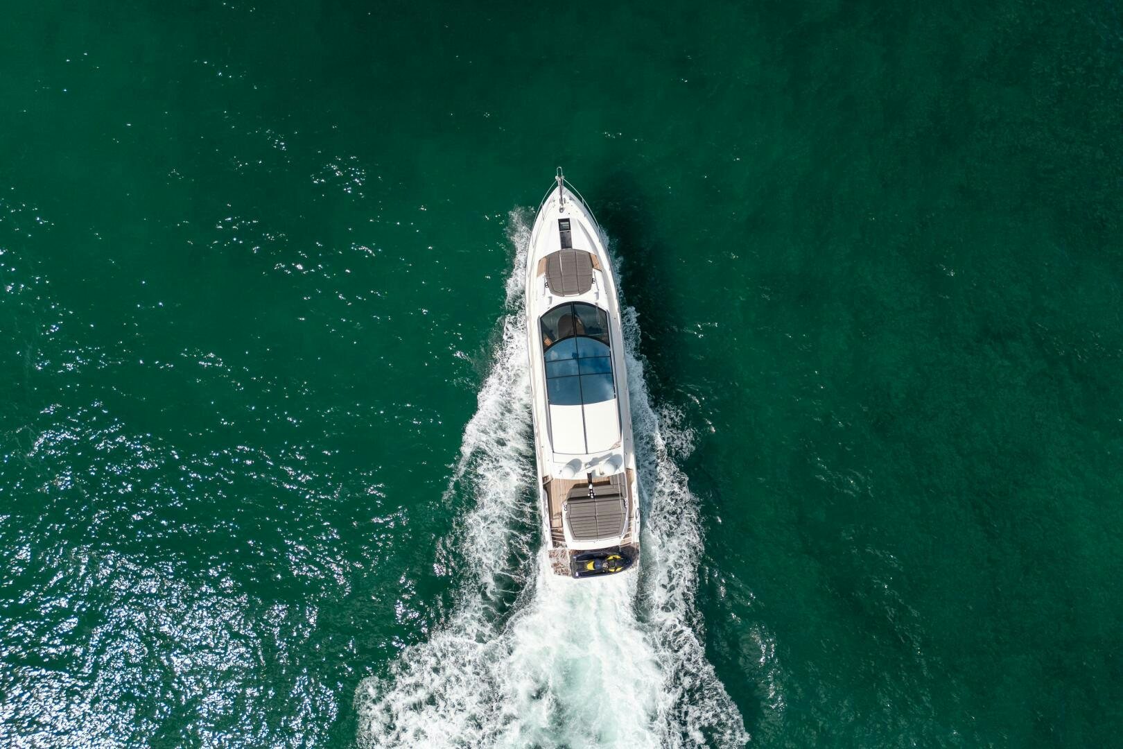 a boat in the water aboard MYLE Yacht for Sale