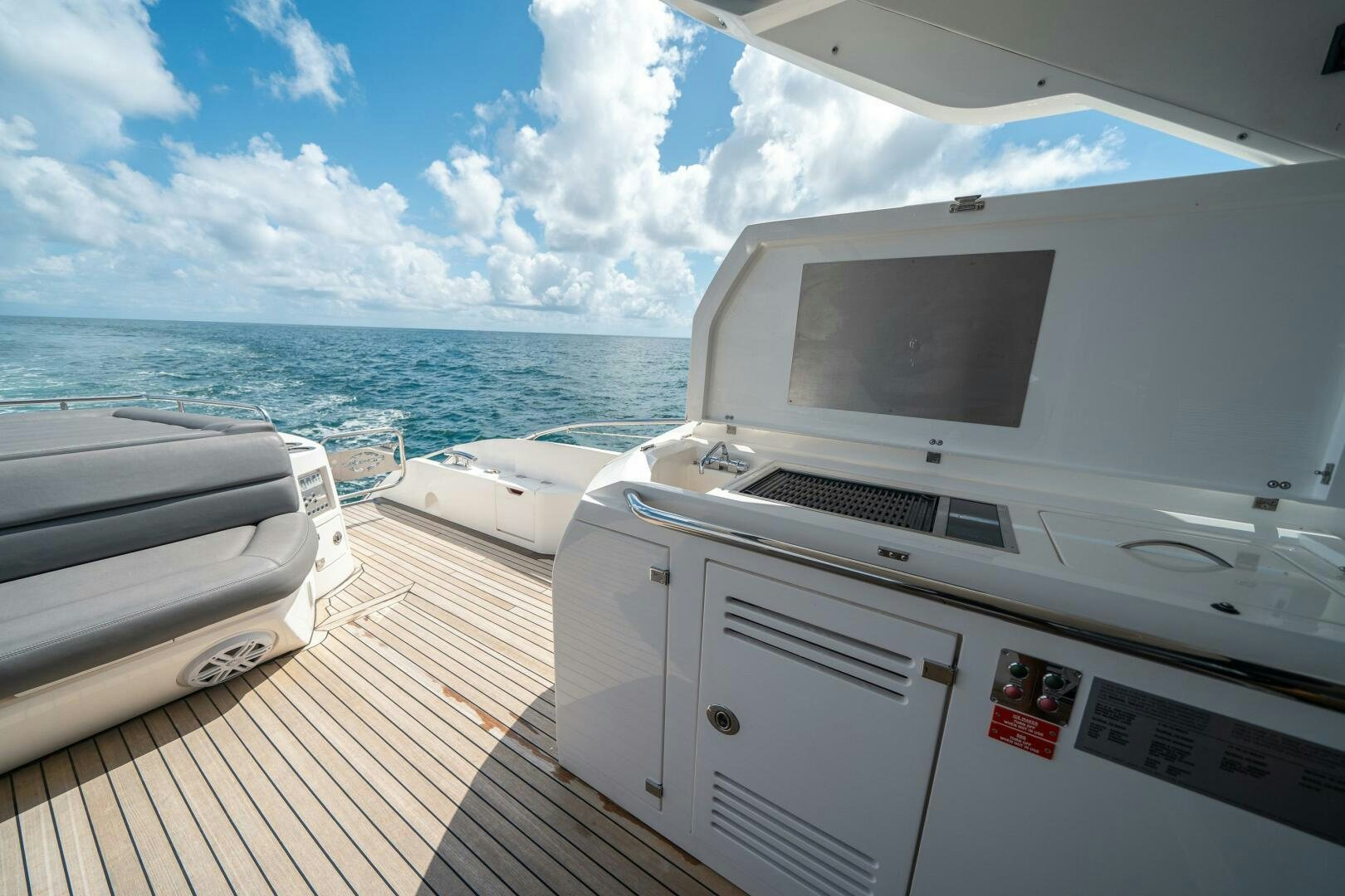 a boat on the water aboard MYLE Yacht for Sale