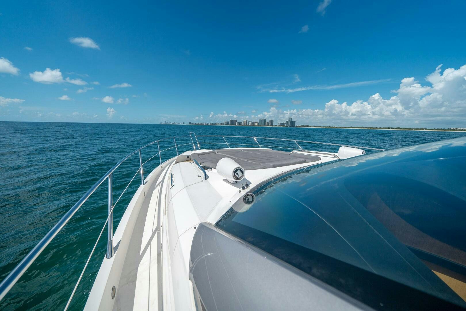 a view of the ocean from a boat aboard MYLE Yacht for Sale