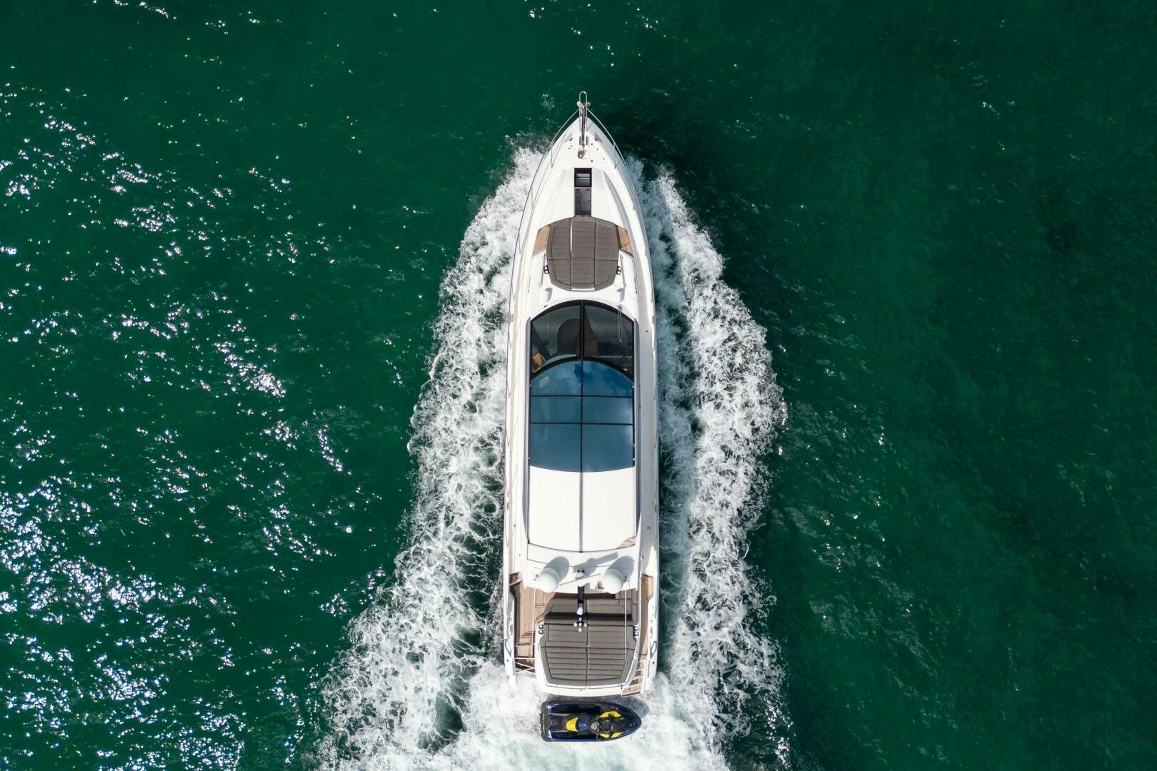a boat on the water aboard MYLE Yacht for Sale