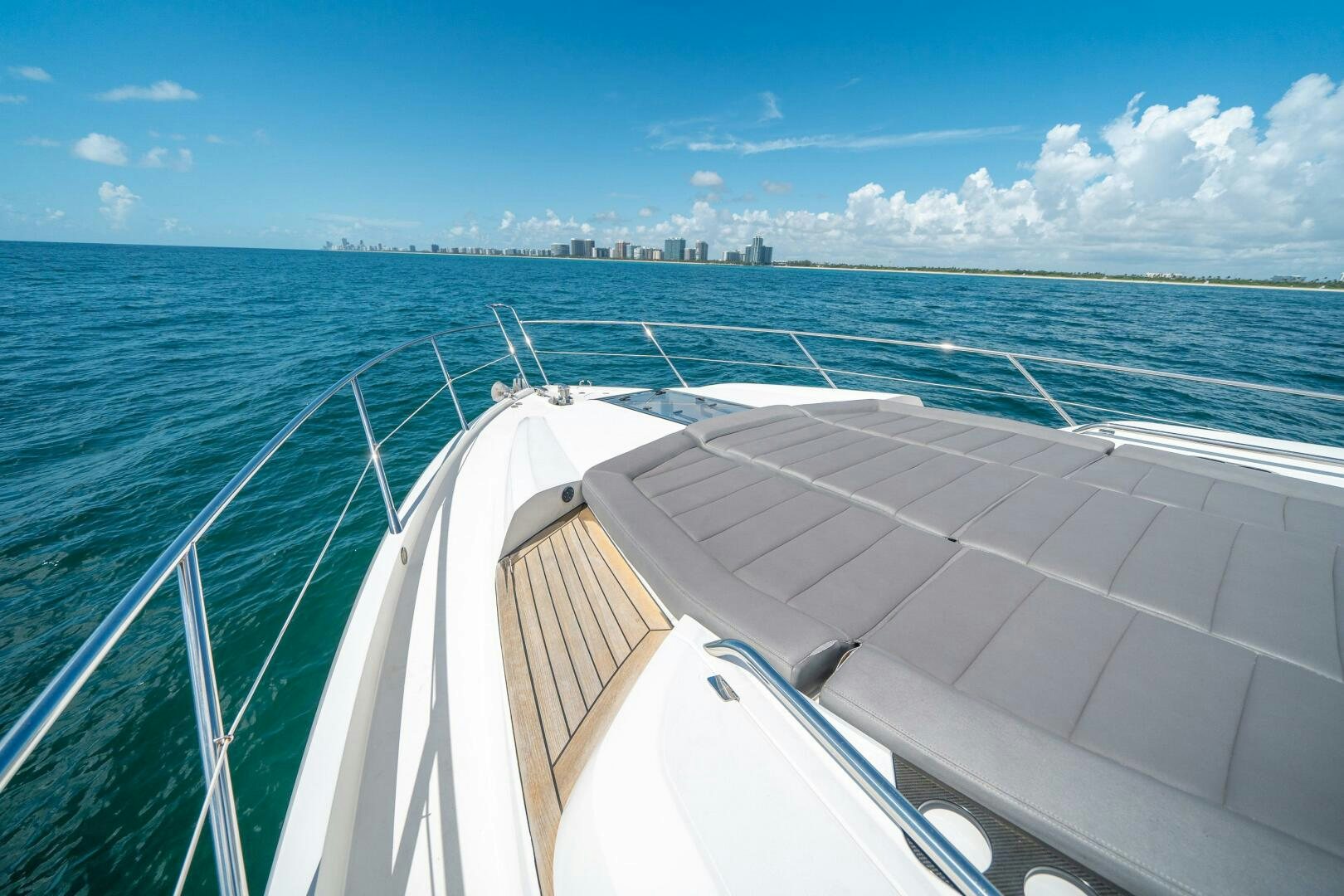 a boat on the water aboard MYLE Yacht for Sale