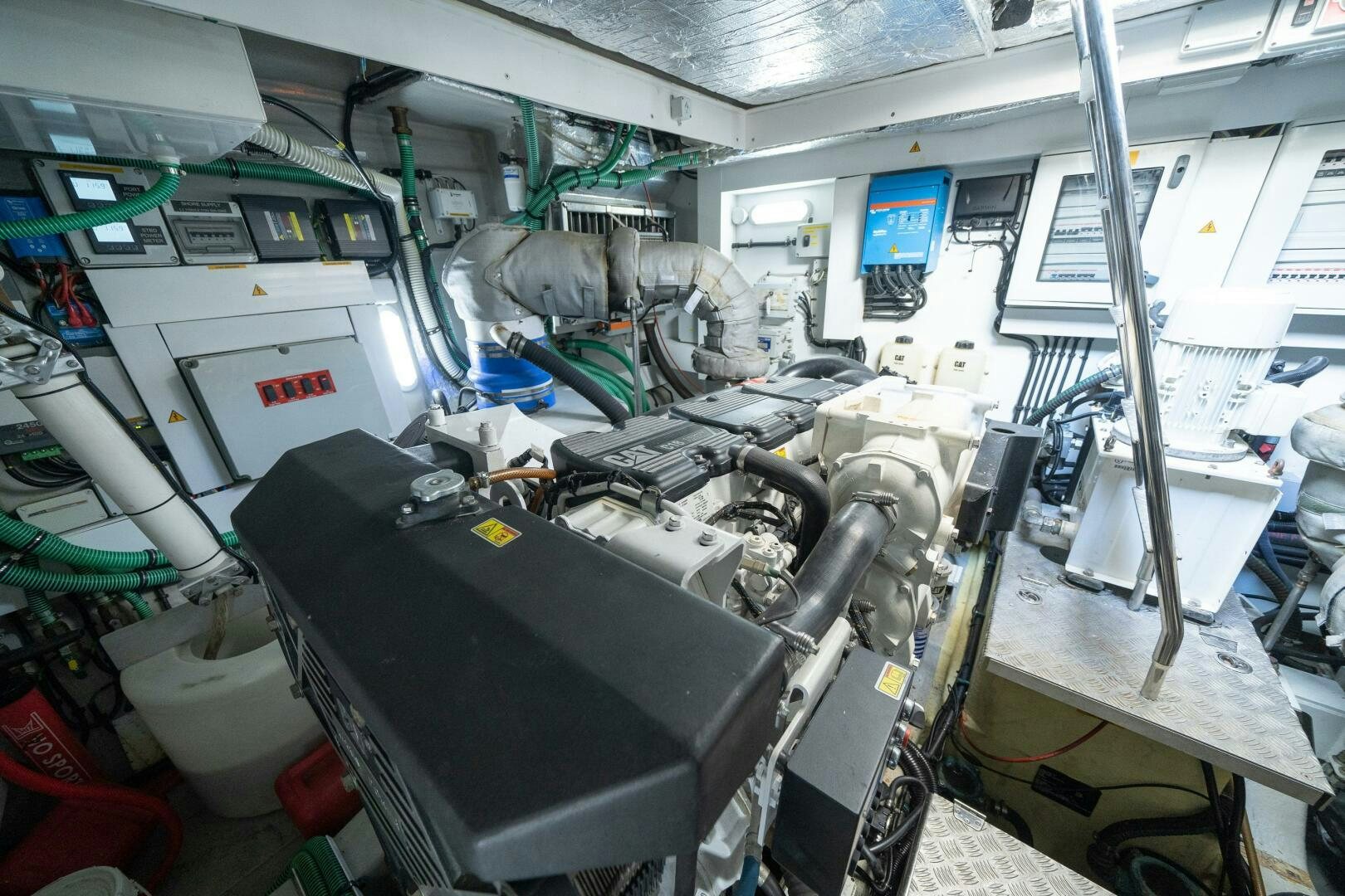 a room with machinery and equipment aboard MYLE Yacht for Sale