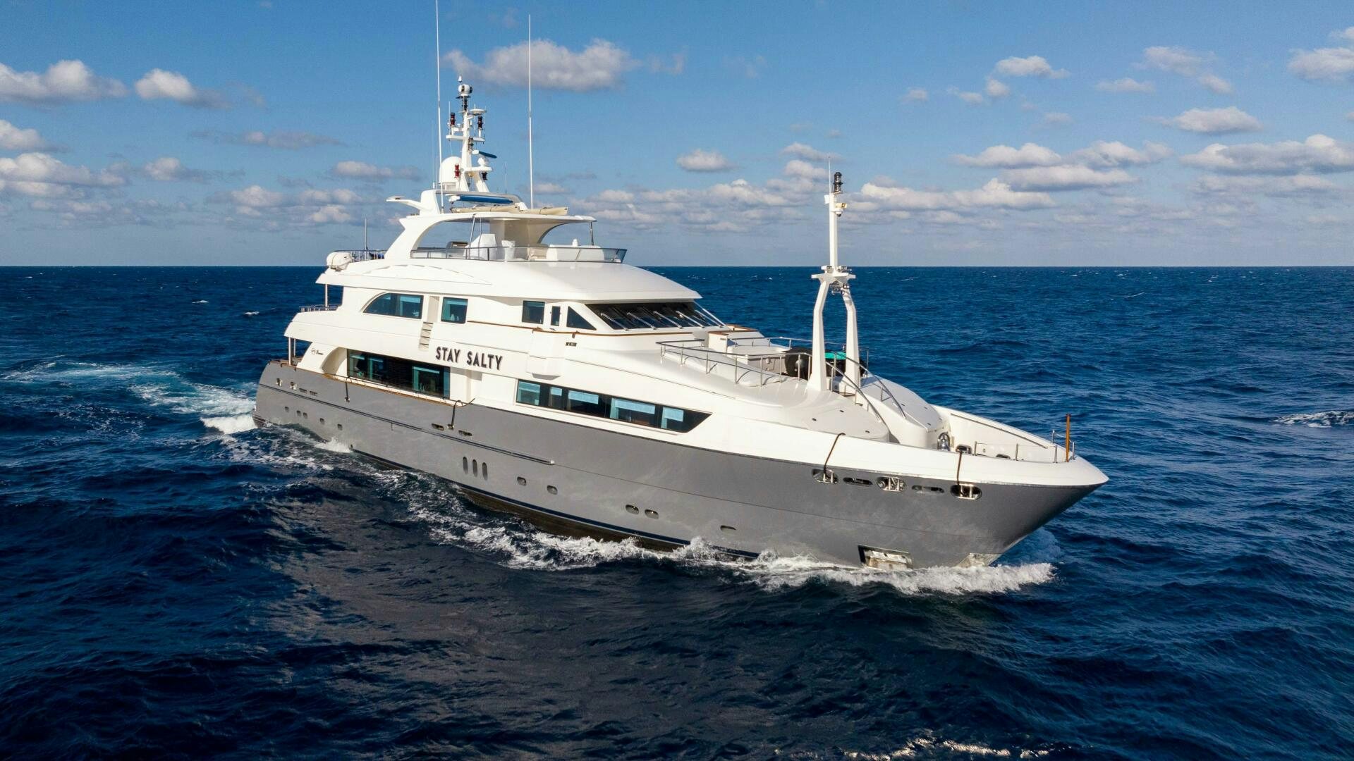 a boat on the water aboard STAY SALTY Yacht for Sale
