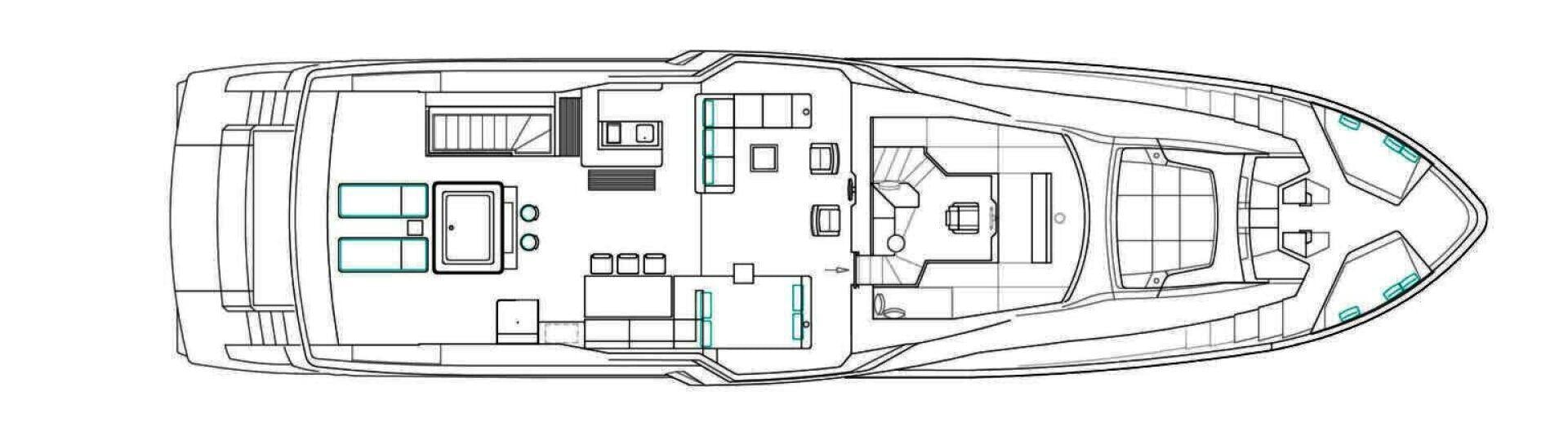 diagram aboard ONE OWNER Yacht for Sale