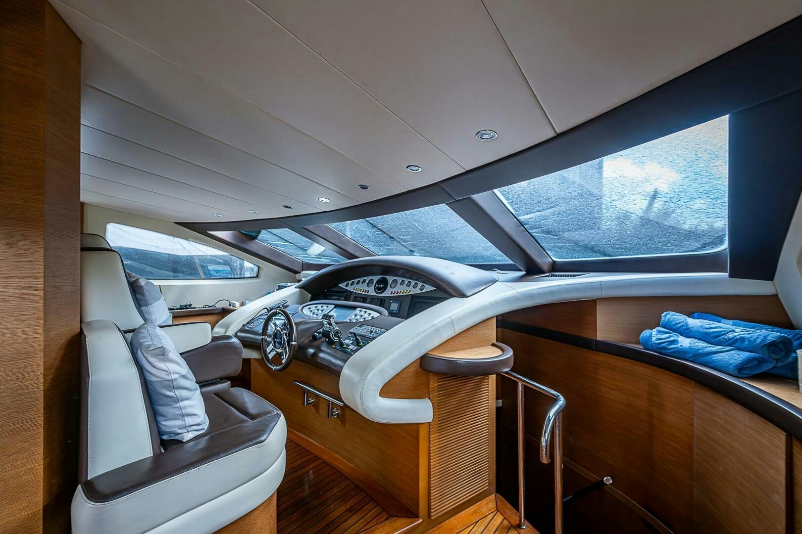 the inside of a plane aboard INTERVENTION Yacht for Sale