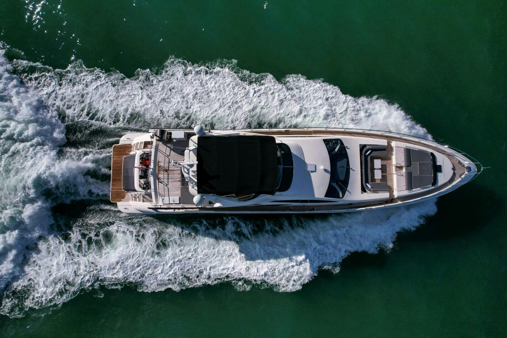 a boat in the water aboard INTERVENTION Yacht for Sale