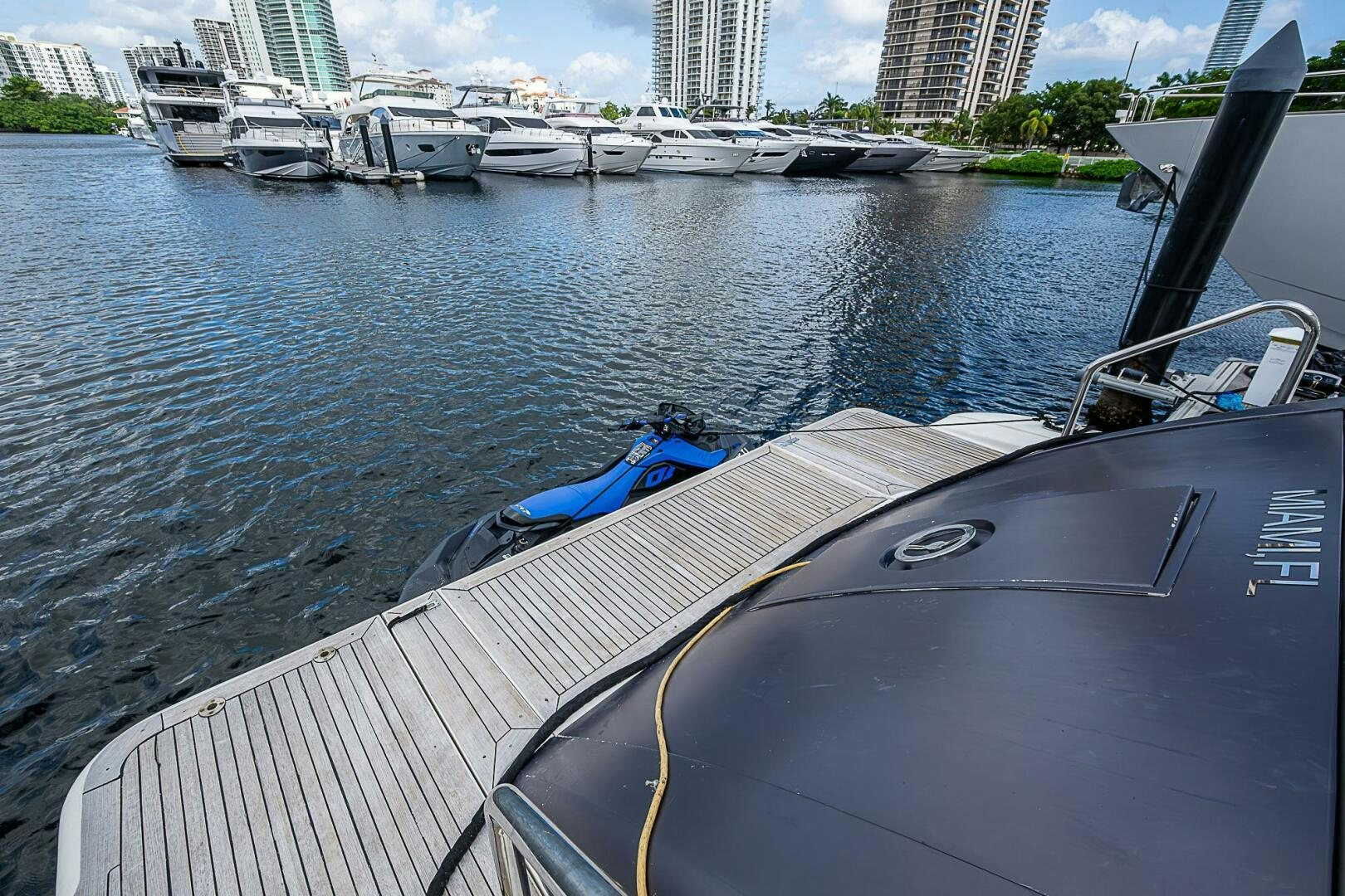 a boat on the water aboard INTERVENTION Yacht for Sale