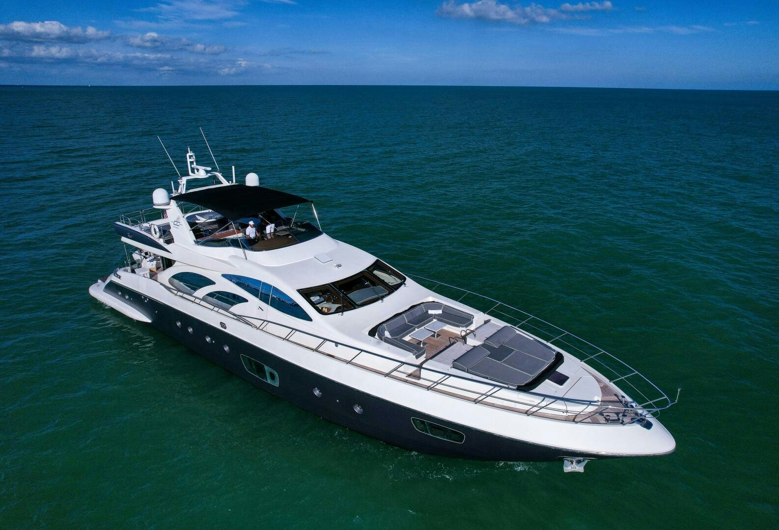 a boat in the water aboard INTERVENTION Yacht for Sale