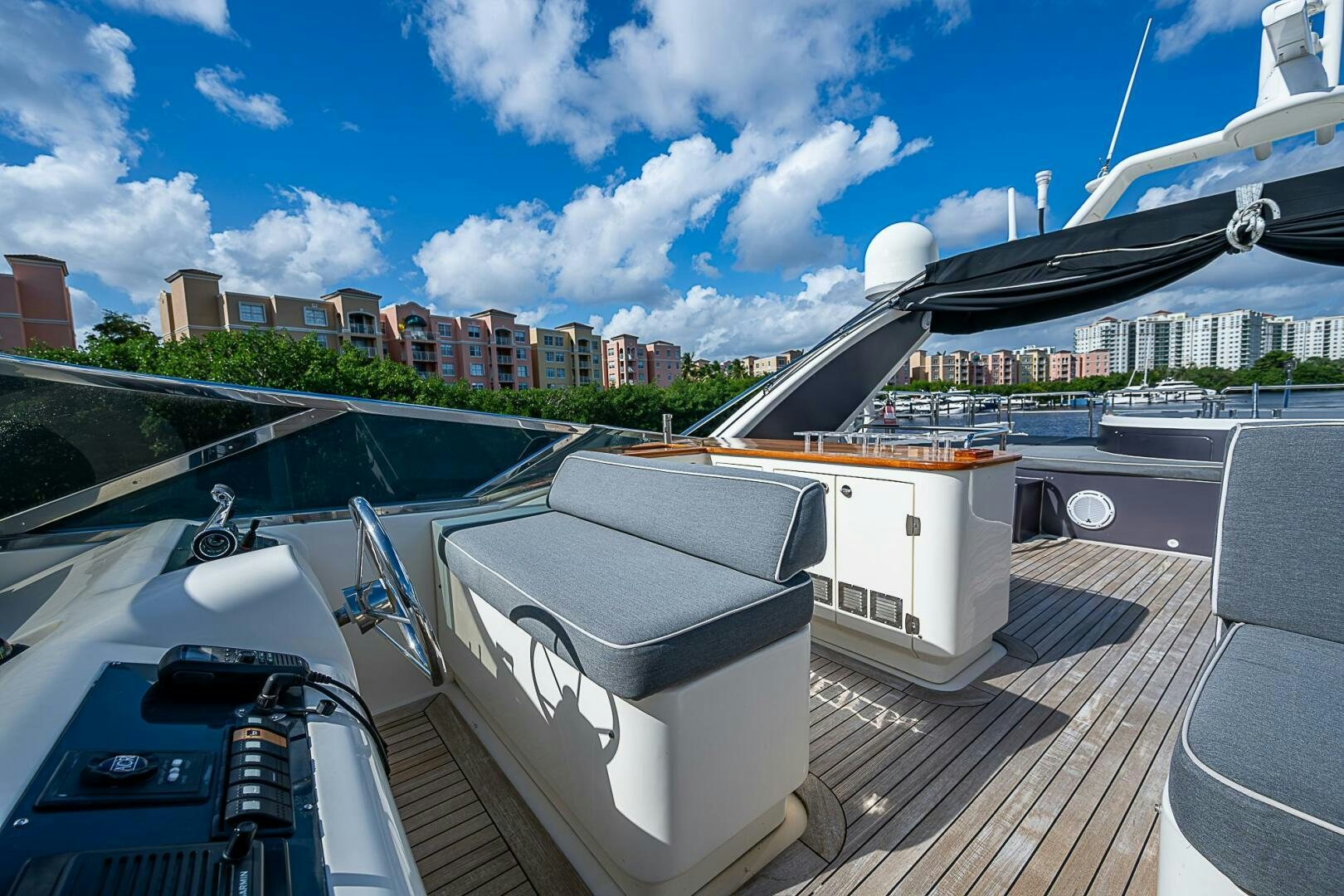 a boat on the water aboard INTERVENTION Yacht for Sale