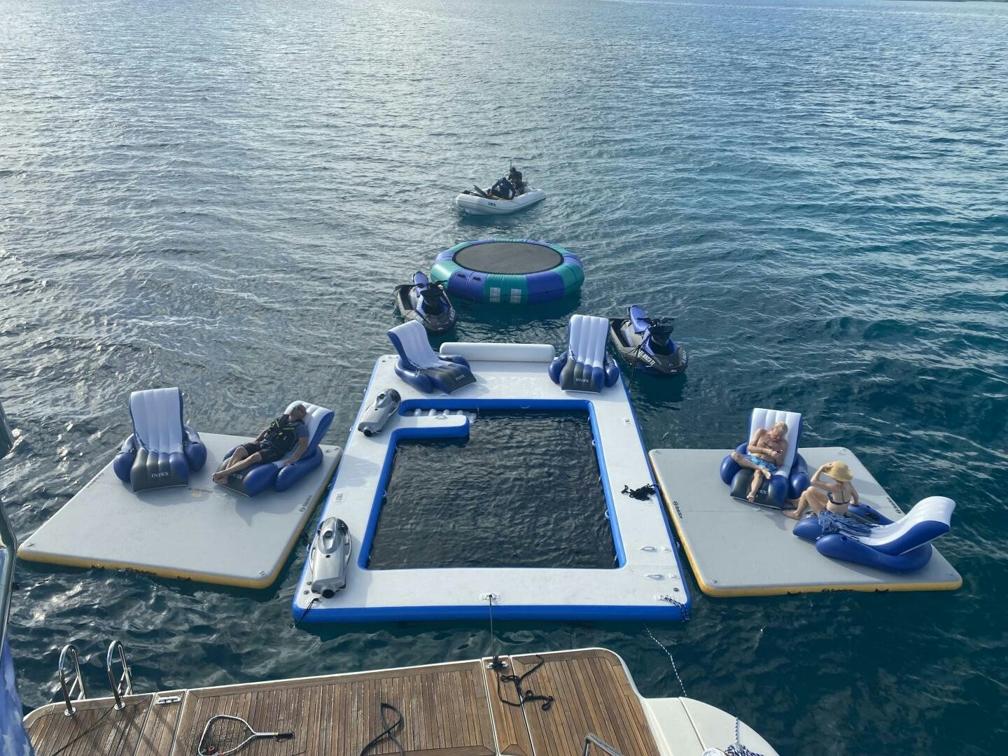 a group of boats in the water aboard INTERVENTION Yacht for Sale