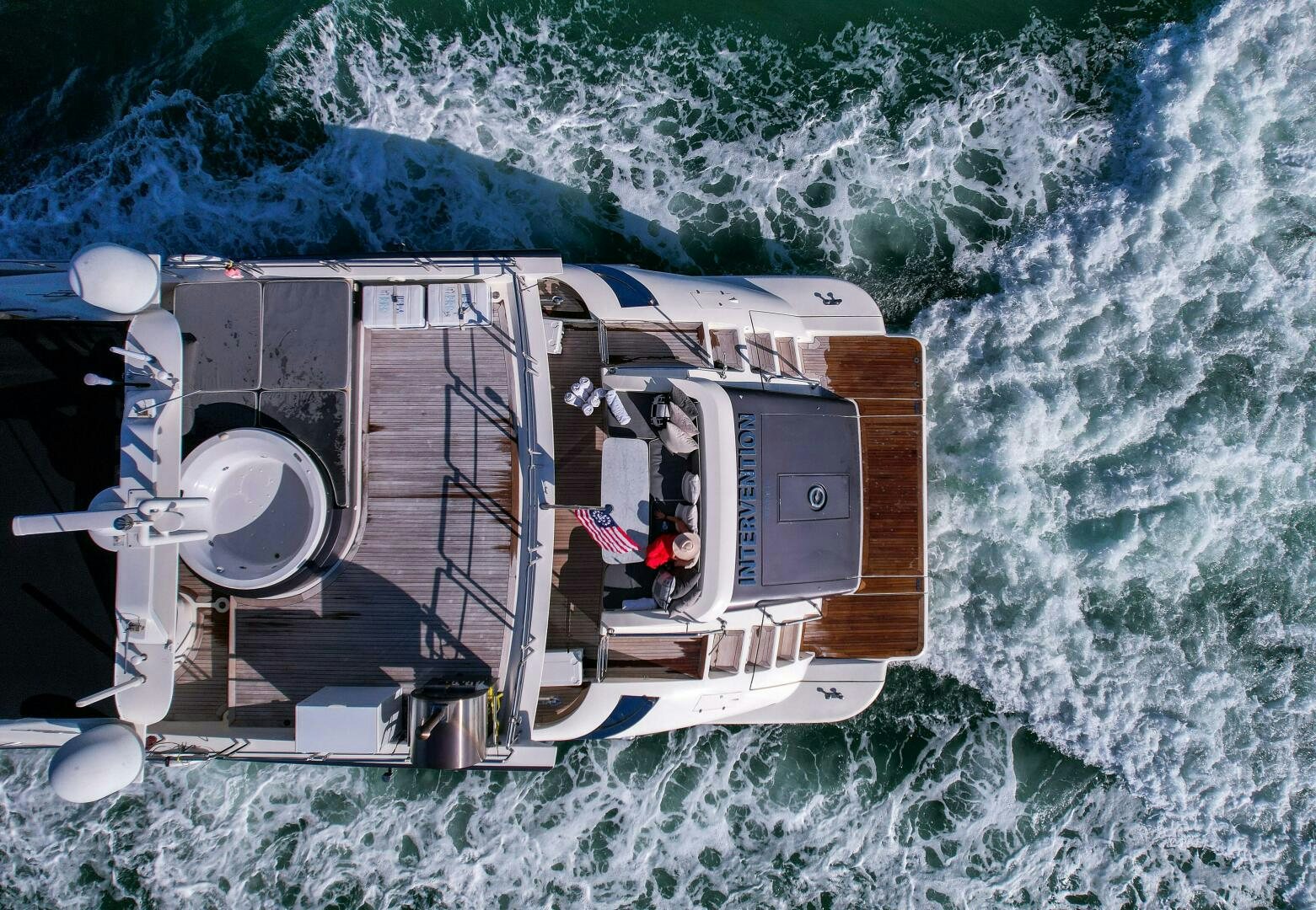 a satellite in the water aboard INTERVENTION Yacht for Sale
