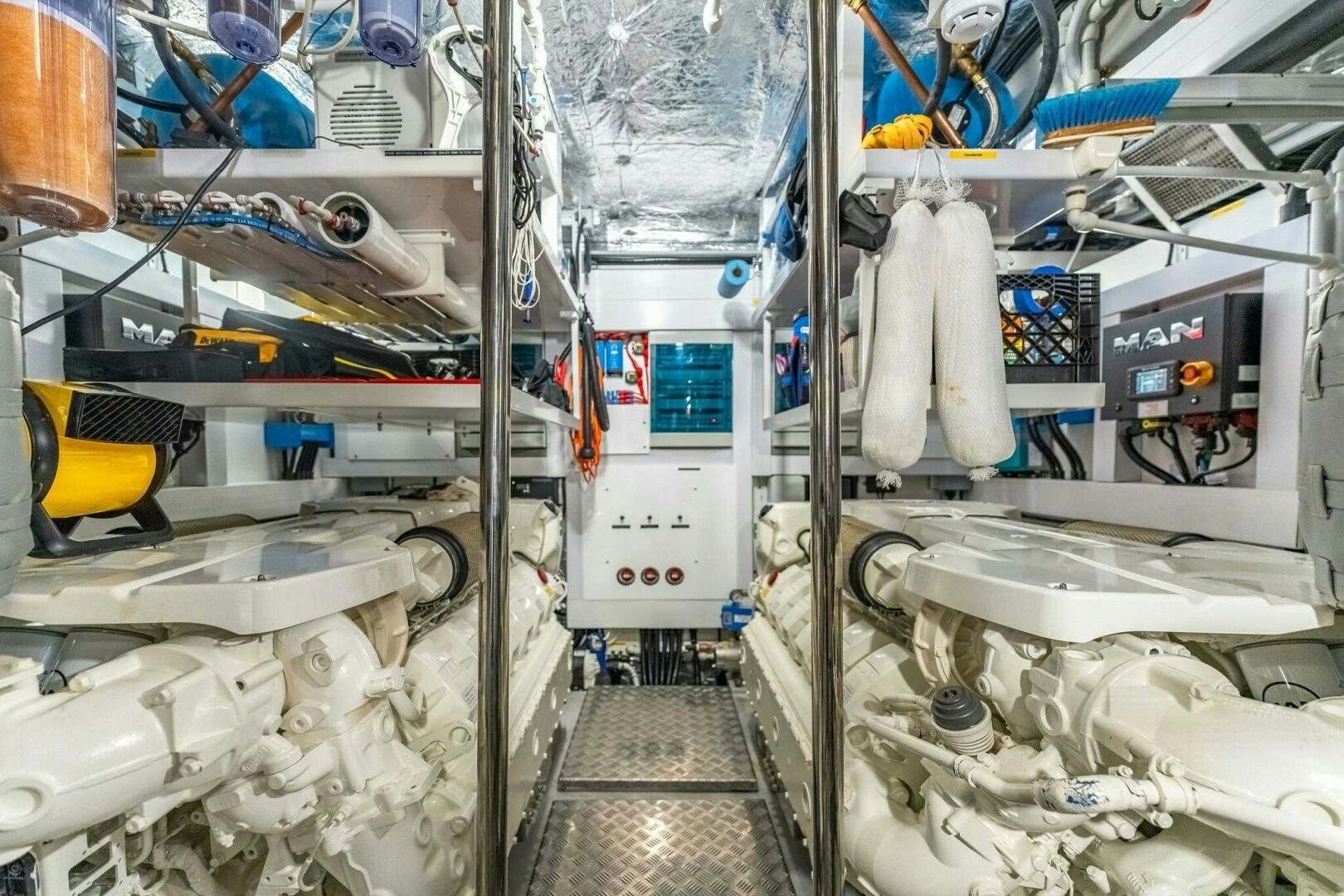 a room with equipment and equipment aboard YOU AND ISLANDS Yacht for Sale