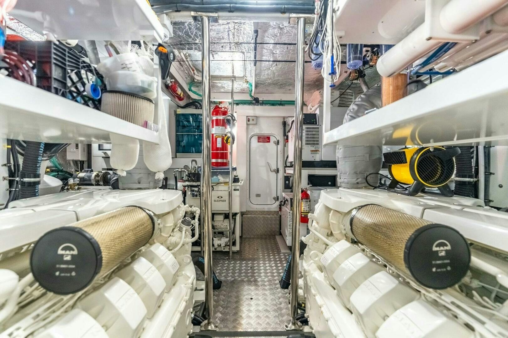 a room with machinery aboard YOU AND ISLANDS Yacht for Sale
