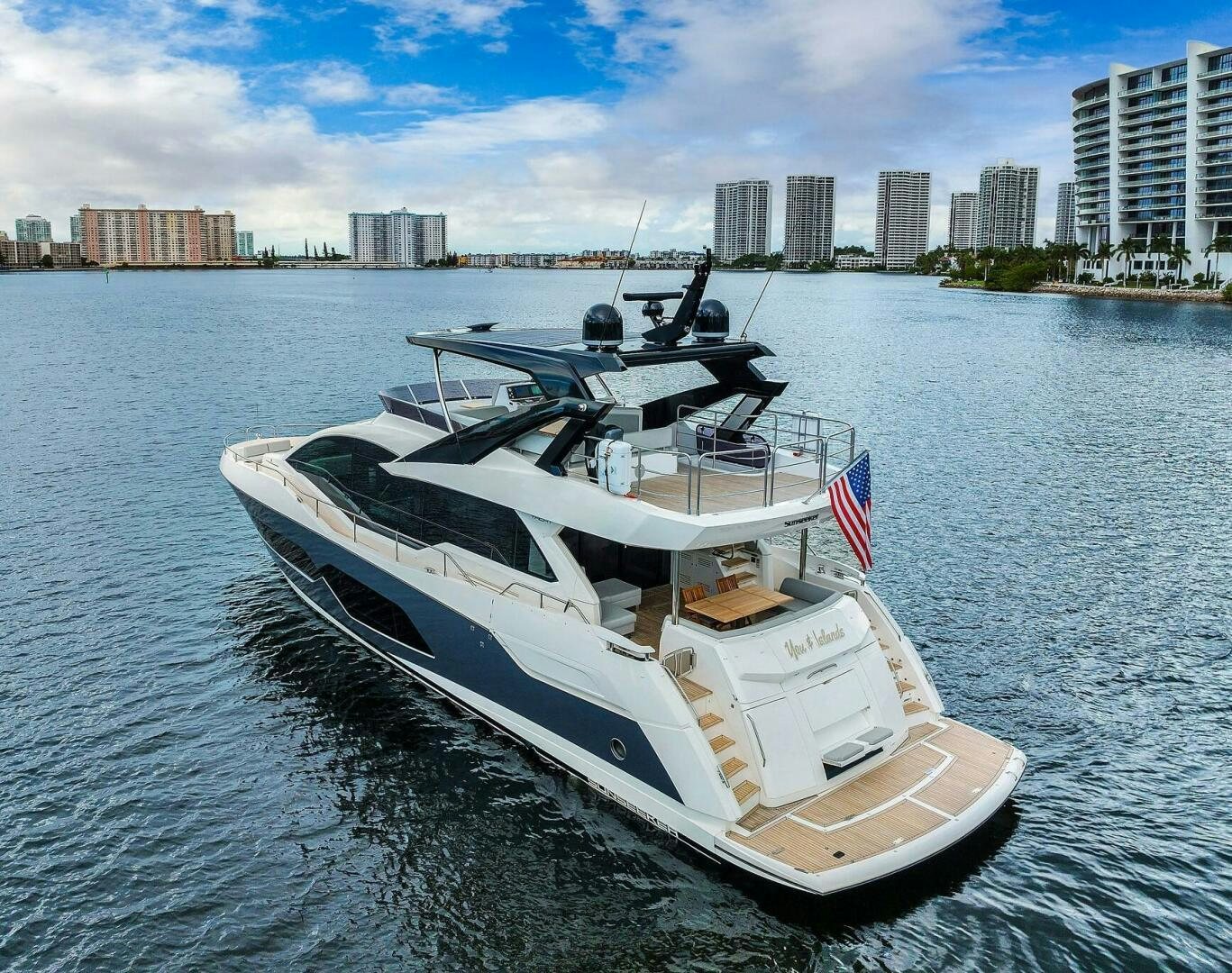 a boat on the water aboard YOU AND ISLANDS Yacht for Sale