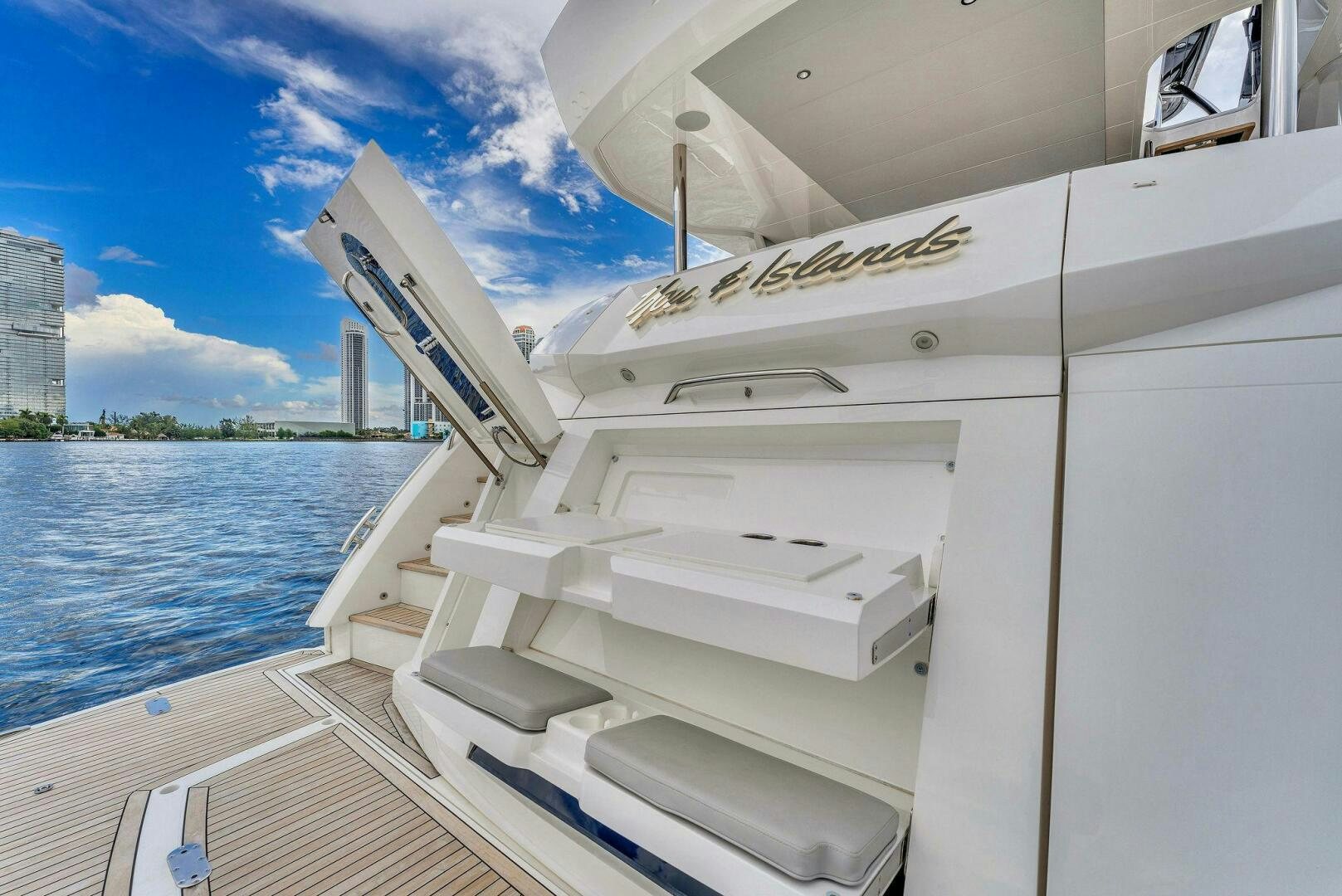 a boat on the water aboard YOU AND ISLANDS Yacht for Sale