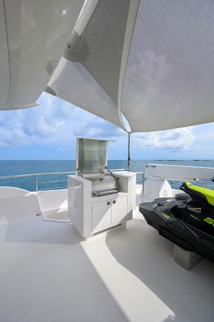 a boat on the water aboard AQUA LIFE Yacht for Sale