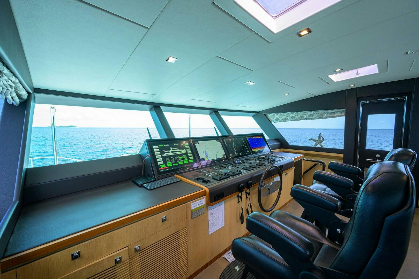 inside of a bus aboard AQUA LIFE Yacht for Sale