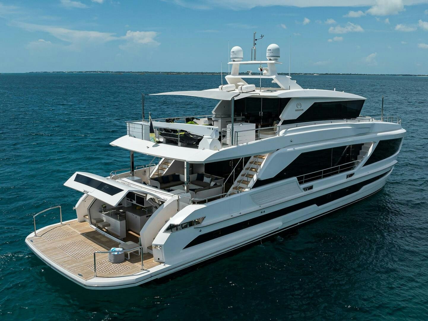 a boat on the water aboard AQUA LIFE Yacht for Sale