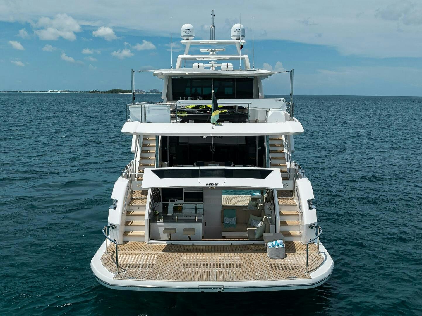 a boat in the water aboard AQUA LIFE Yacht for Sale