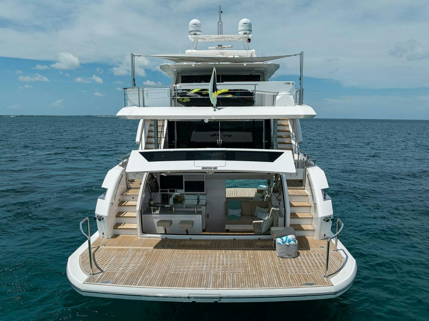 a boat on the water aboard AQUA LIFE Yacht for Sale