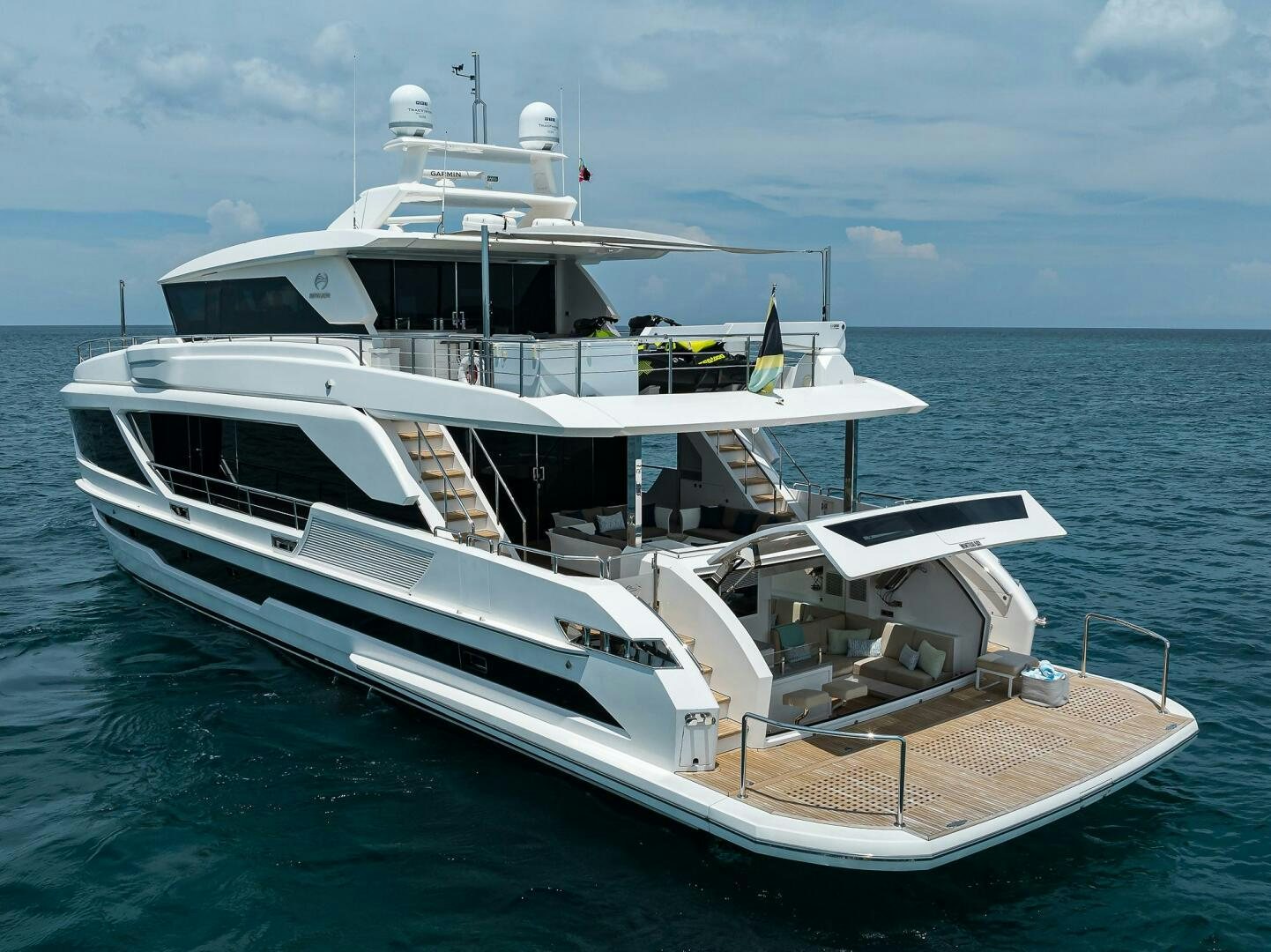a boat on the water aboard AQUA LIFE Yacht for Sale