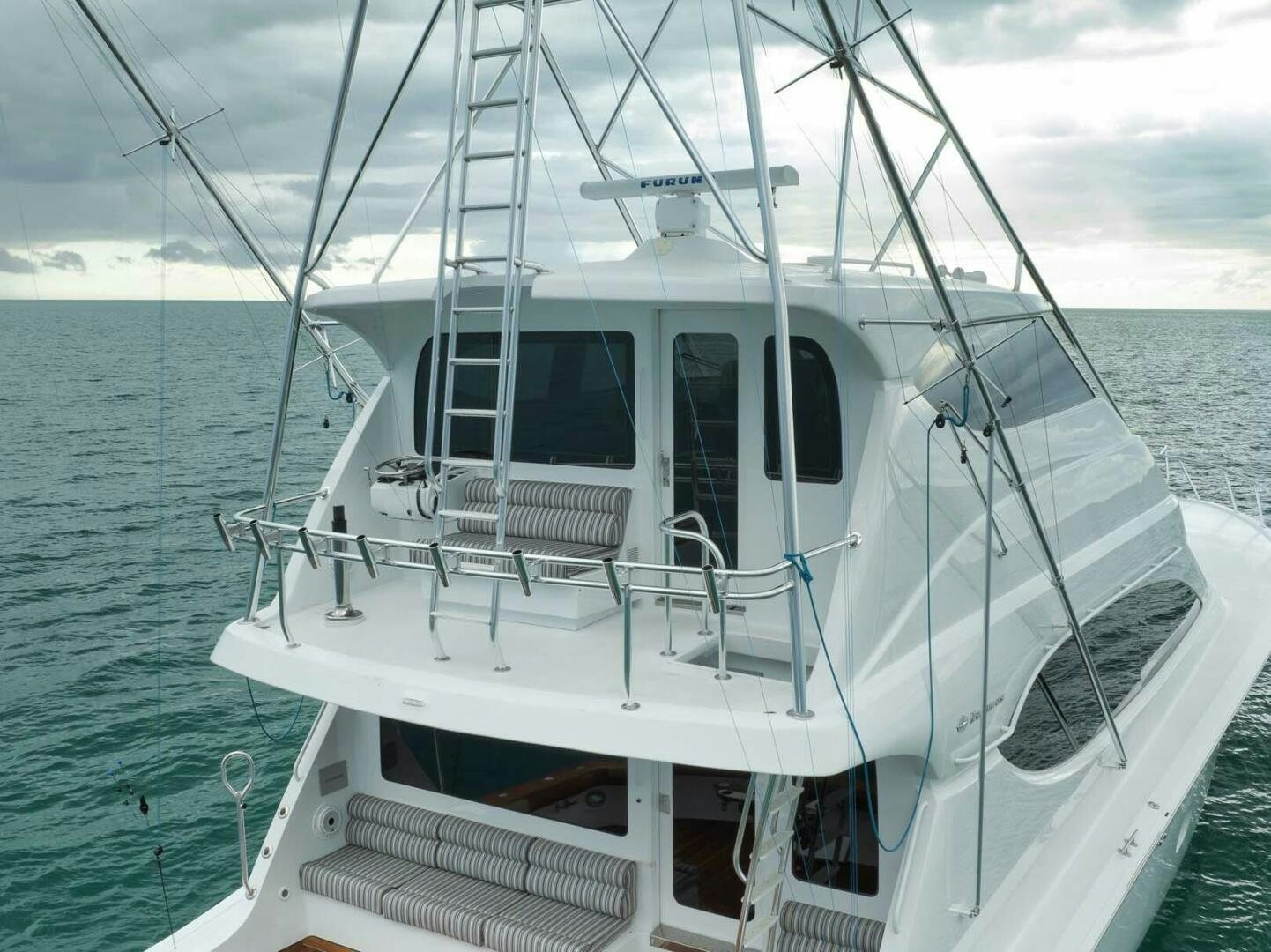 a boat on the water aboard REEL TRADER Yacht for Sale