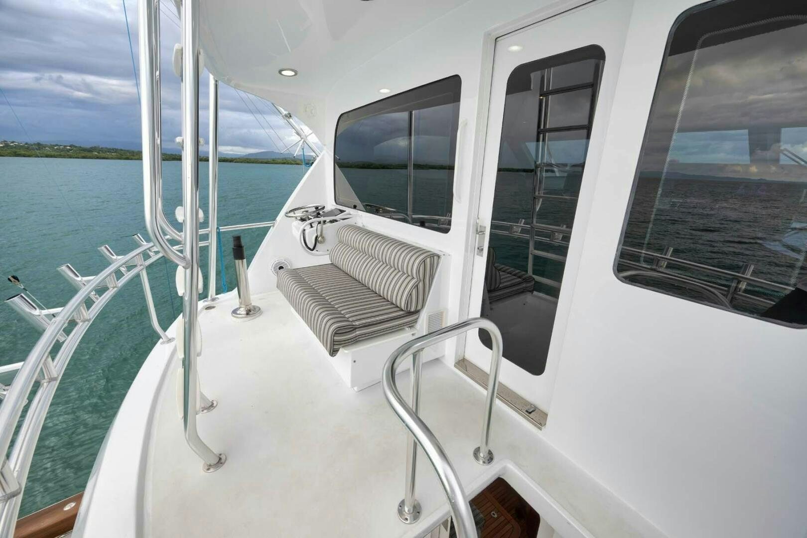a boat with a bench aboard REEL TRADER Yacht for Sale