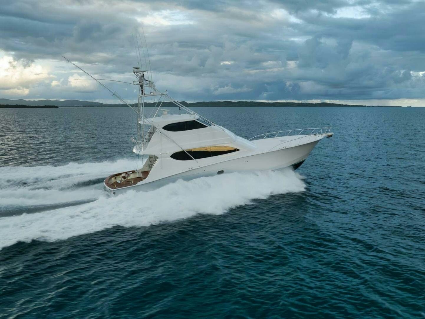 a boat on the water aboard REEL TRADER Yacht for Sale