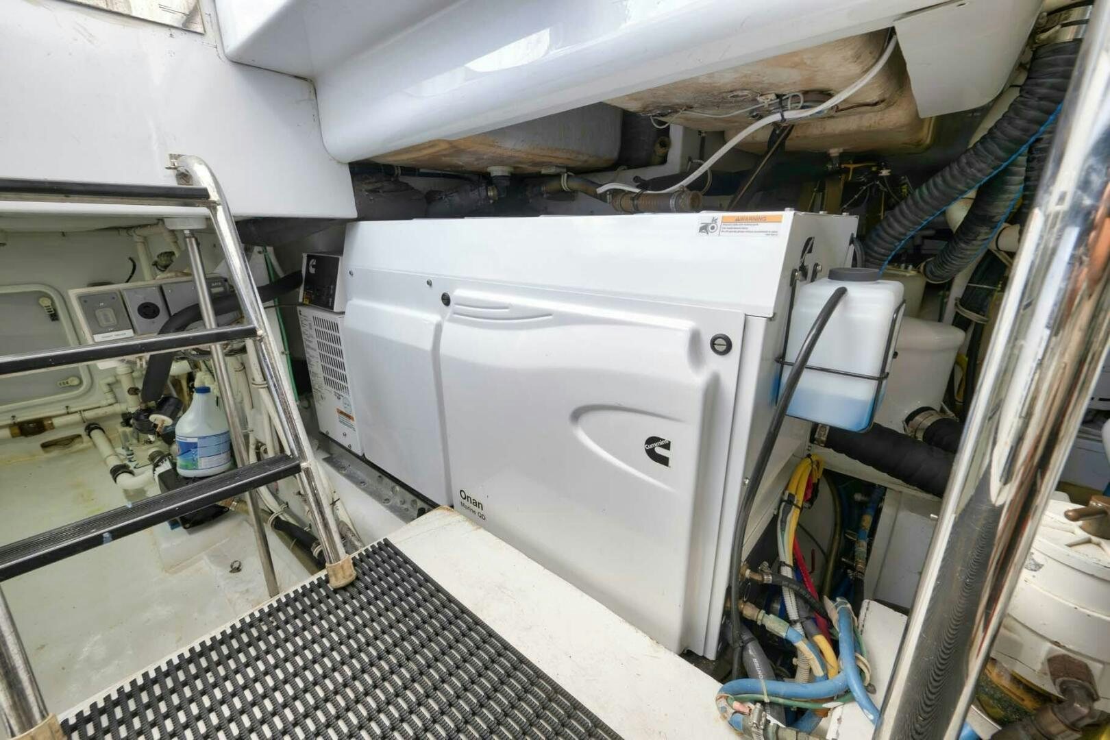 a machine in a room aboard REEL TRADER Yacht for Sale