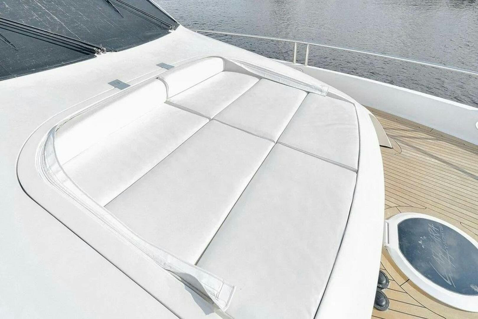 a white rectangular object on a white surface aboard CERCA TROVA Yacht for Sale