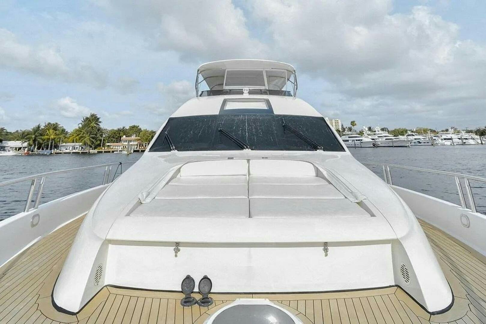 a boat on the water aboard CERCA TROVA Yacht for Sale