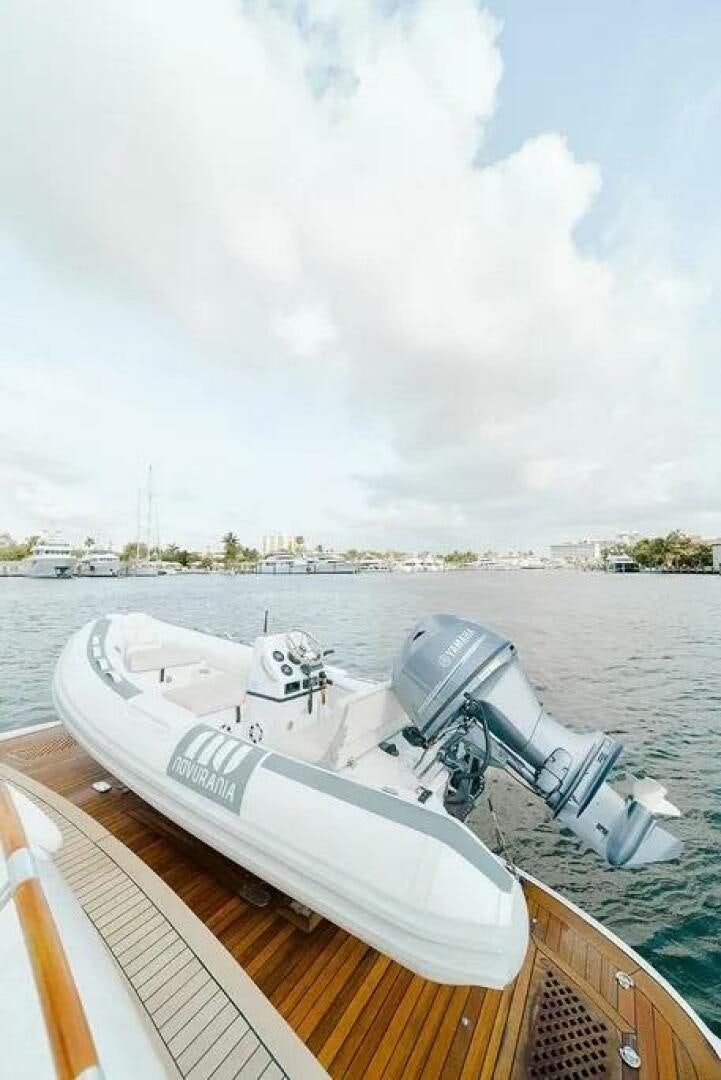 a boat on the water aboard CERCA TROVA Yacht for Sale