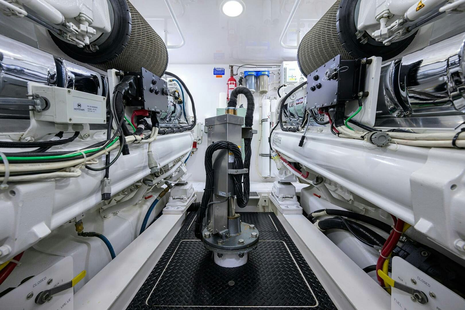 a close-up of a machine aboard JUST CHILLIN Yacht for Sale