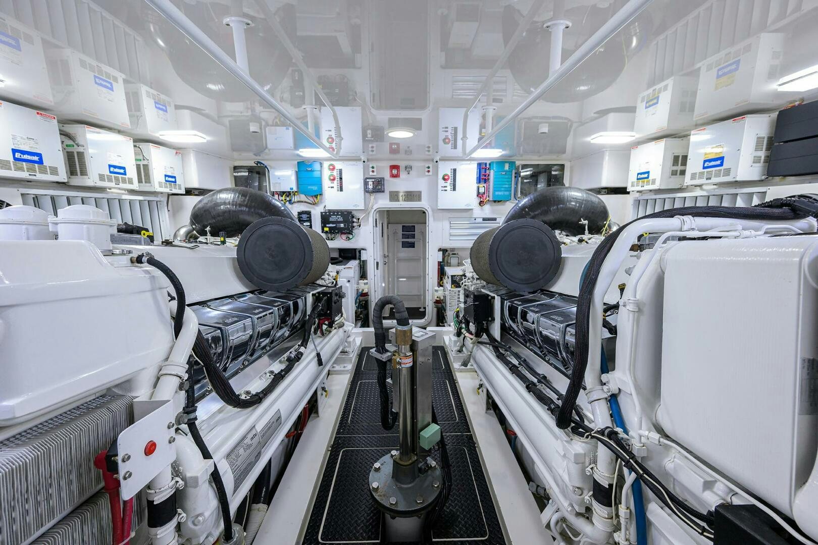 a room with machines and equipment aboard JUST CHILLIN Yacht for Sale