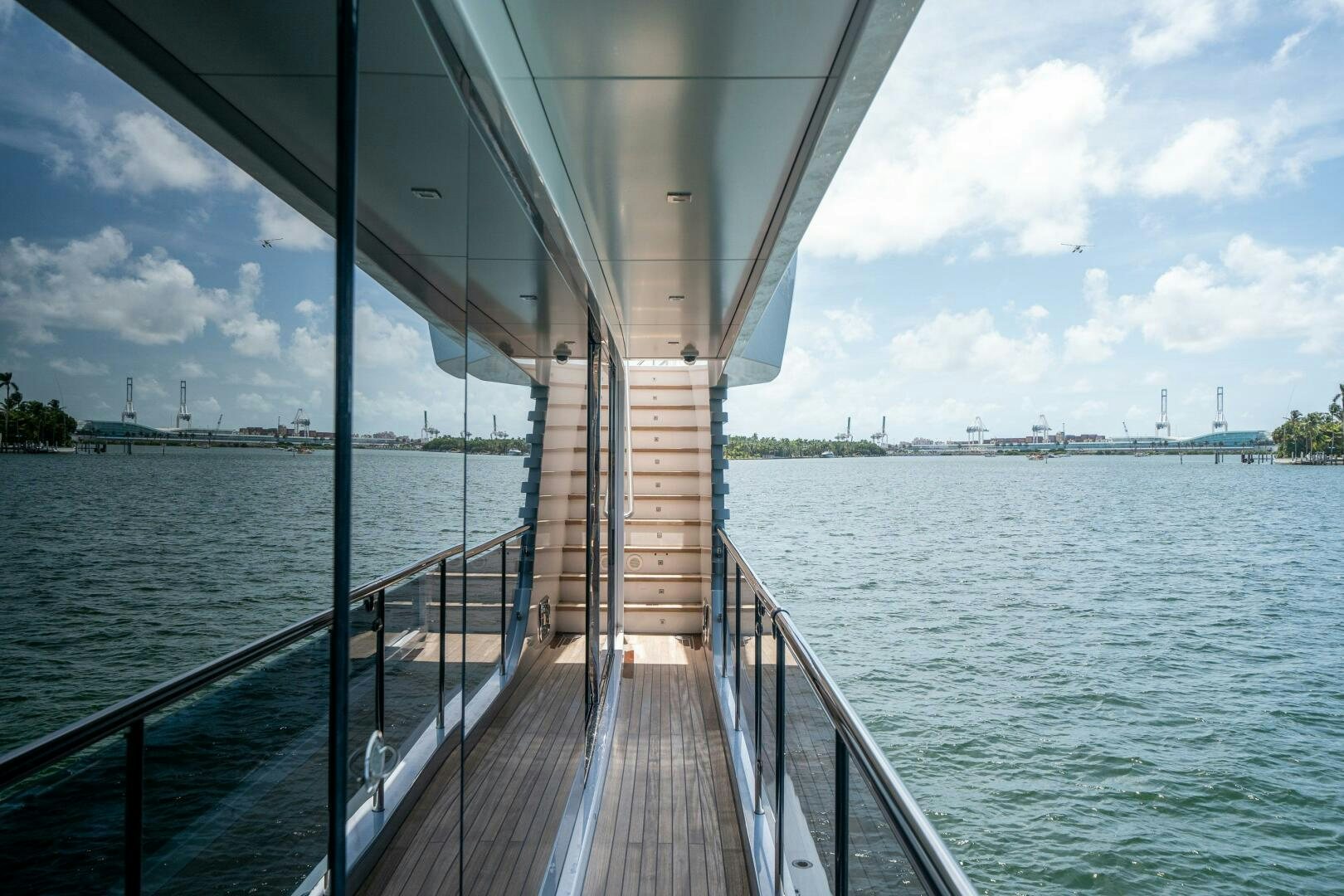 a boat on the water aboard DAY ONE Yacht for Sale