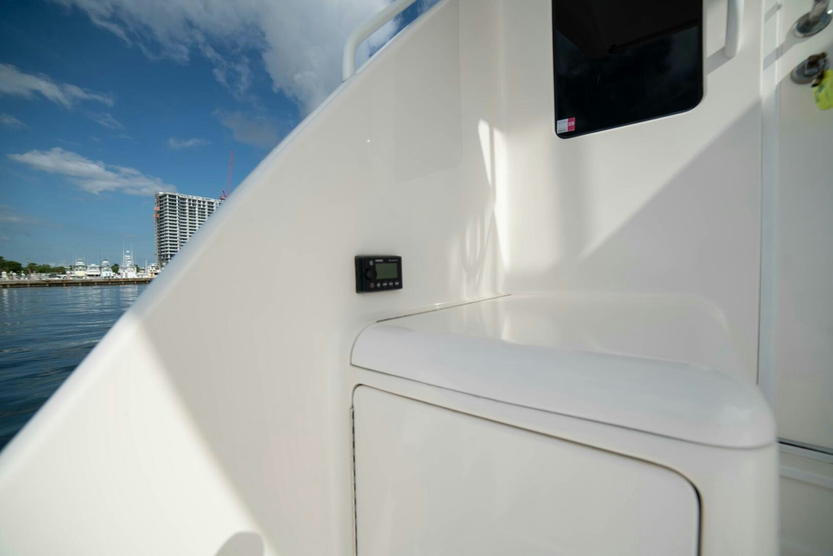 the inside of a boat aboard Z MOTIVATION Yacht for Sale