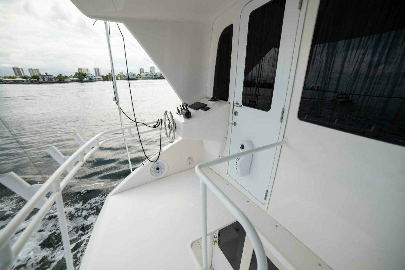 a boat on the water aboard Z MOTIVATION Yacht for Sale