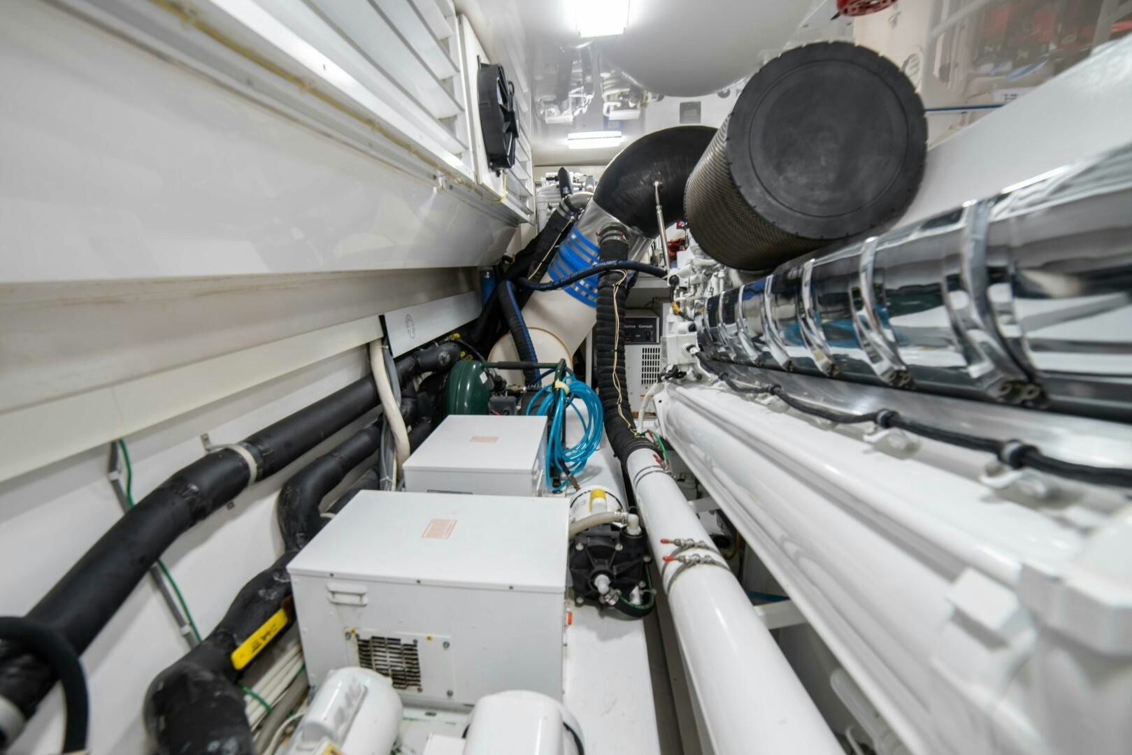 close-up of a white machine aboard Z MOTIVATION Yacht for Sale