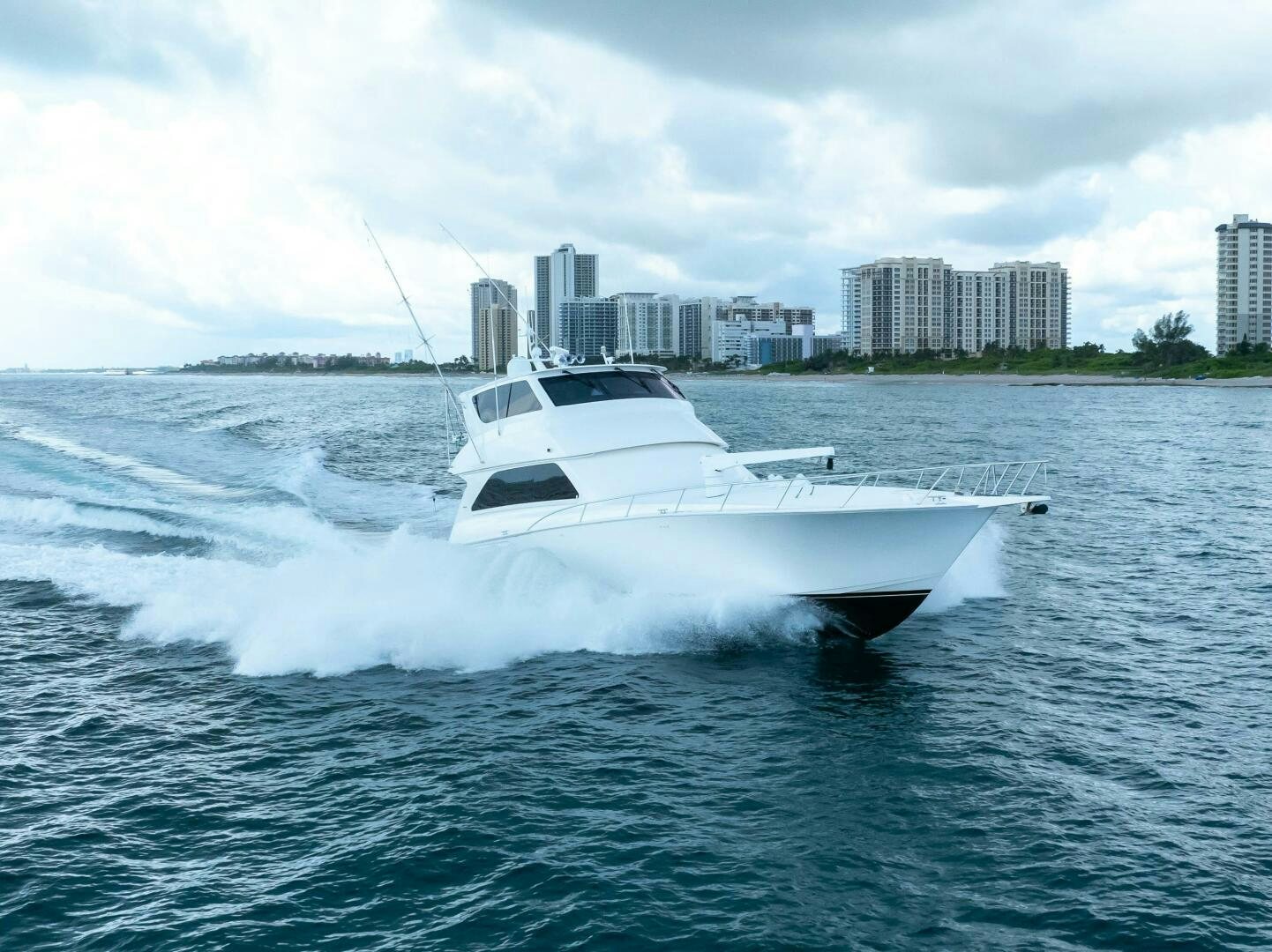 a boat on the water aboard Z MOTIVATION Yacht for Sale